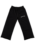 Sonofrsco Black Wide Leg Joggers