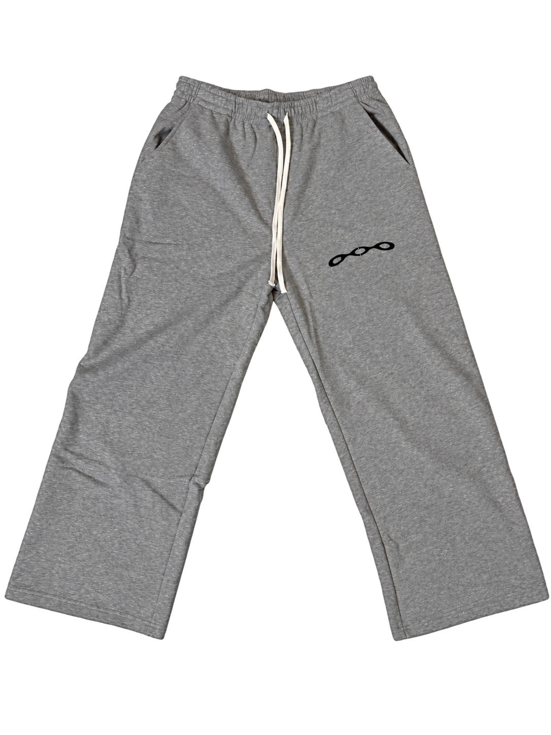 Sonofrsco Grey Wide Leg Joggers